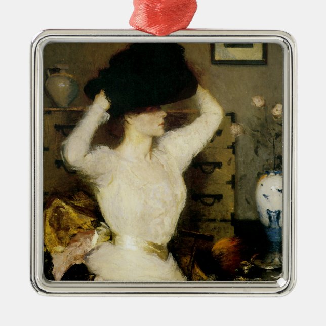 Black Hat Julgransprydnad Metall (Framsidan)