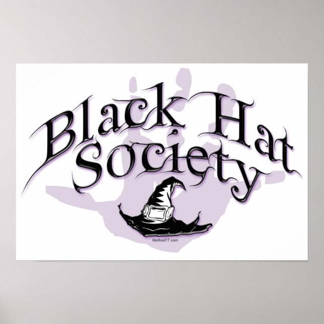 Black Hat Society Poster (Framsidan)