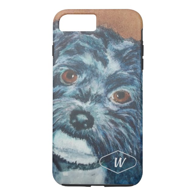 BLACK HAVANESE Case-Mate iPhone SKAL (Baksida)