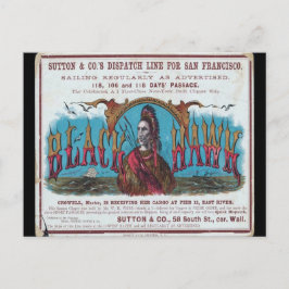 Black Hawk Clipper Sailing Vykort