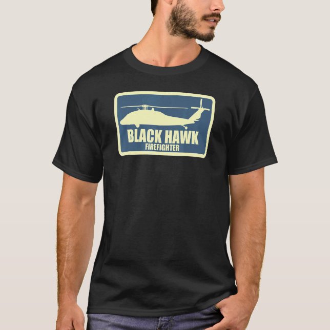 Black Hawk Firefighter 1 T Shirt (Framsida)