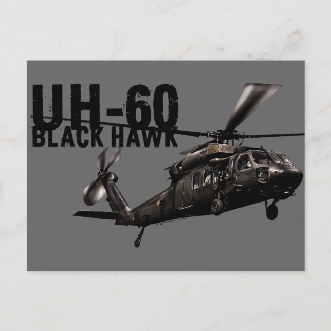 Black Hawk Vykort (Framsida)
