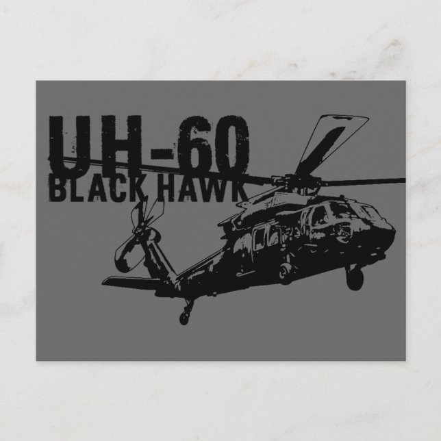 Black Hawk Vykort (Framsida)