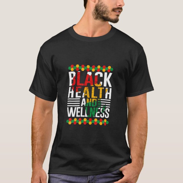 Black Health och Hälsa Black Month History Mela T Shirt (Framsida)