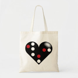Black Heart Domino Tygkasse