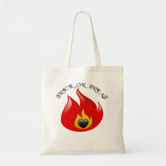Black Heart - Kids Halloween Bag Tygkasse