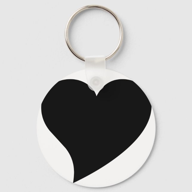 Black Heart Nyckelring (Framsida)