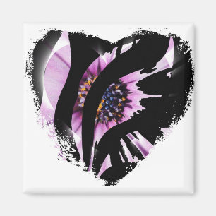 Black Heart Rand Magnet