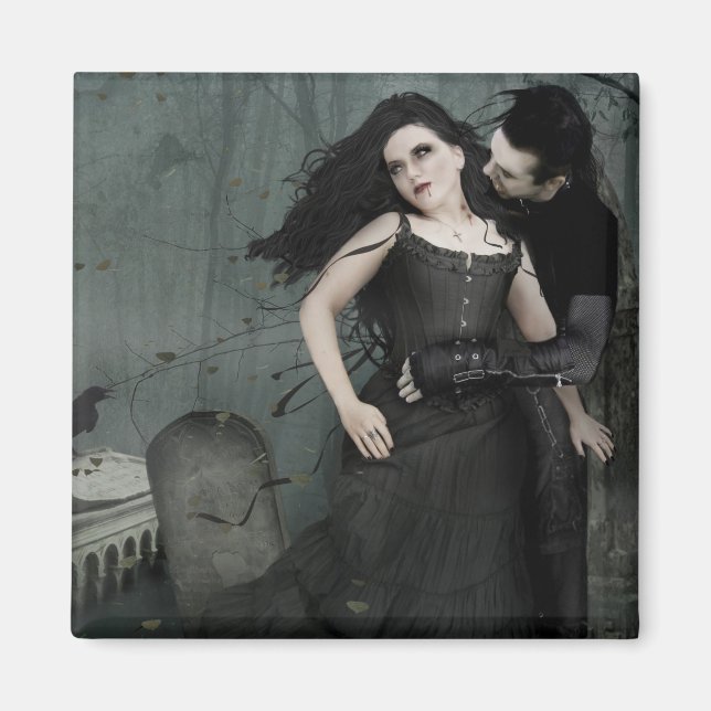 Black Heart Romantik Magnet (Framsidan)
