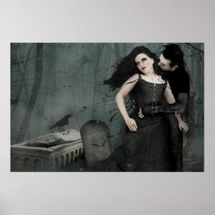 Black Heart Romantik Poster