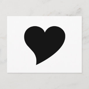 Black Heart Vykort