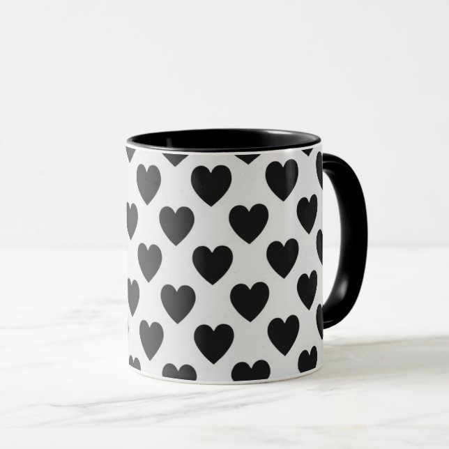 Black Hearts Mugg (Framsida höger)