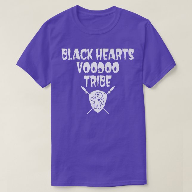 Black Hearts Voodoo Tribe Shield 249 T Shirt (Design framsida)