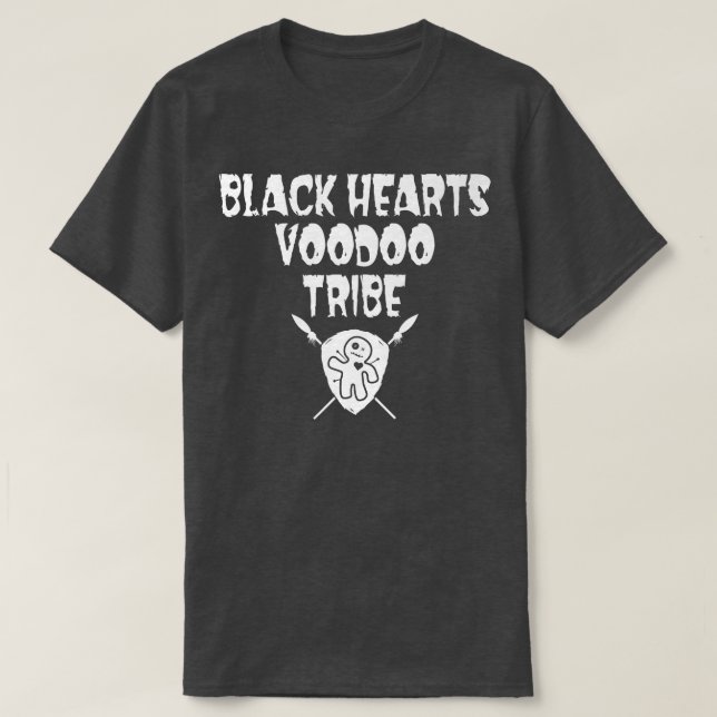Black Hearts Voodoo Tribe Shield 249 T Shirt (Design framsida)