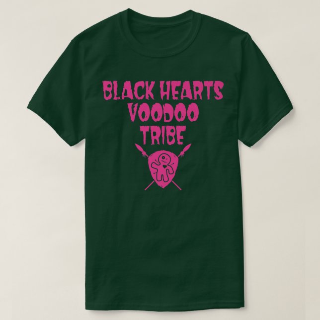 Black Hearts Voodoo Tribe Shield 250 T Shirt (Design framsida)