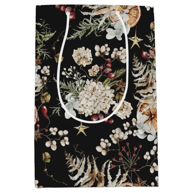 Black Helgdag Gift Bag (Framsidan)