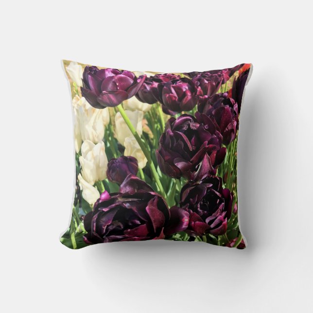 Black Hero Tulips, Oregon Kudde (Framsida)