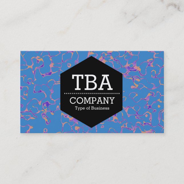 Black Hexagon - Abstrakt 080716(01) Visitkort (Framsida)