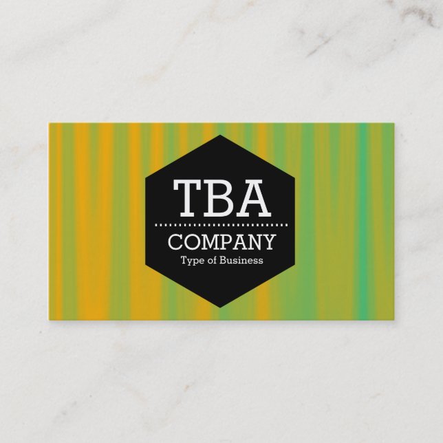 Black Hexagon - Abstrakt 090716(05) Visitkort (Framsida)