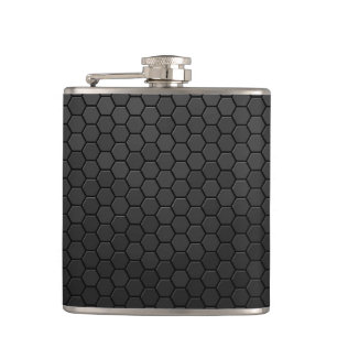 Black Hexagon Shape Design Fickplunta