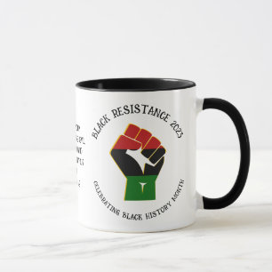 BLACK HISTORIA MÅNAD 2023 Motstånd Mugg