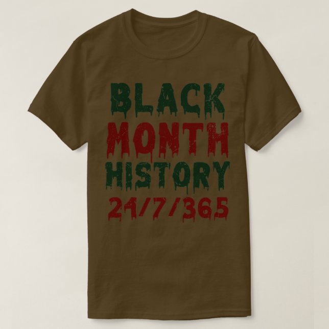 Black History 247365 Manar Women Kids Black Histor T Shirt (Design framsida)