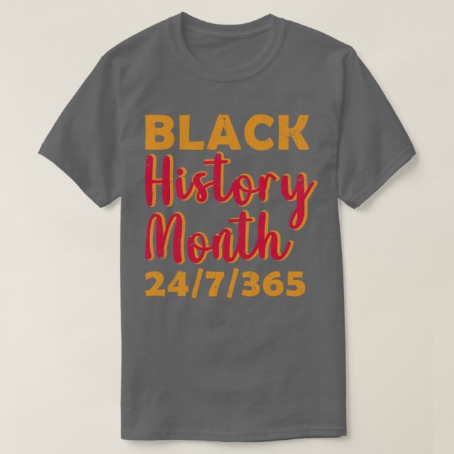 Black History 247365 Manar Women Kids Black Histor T Shirt (Design framsida)