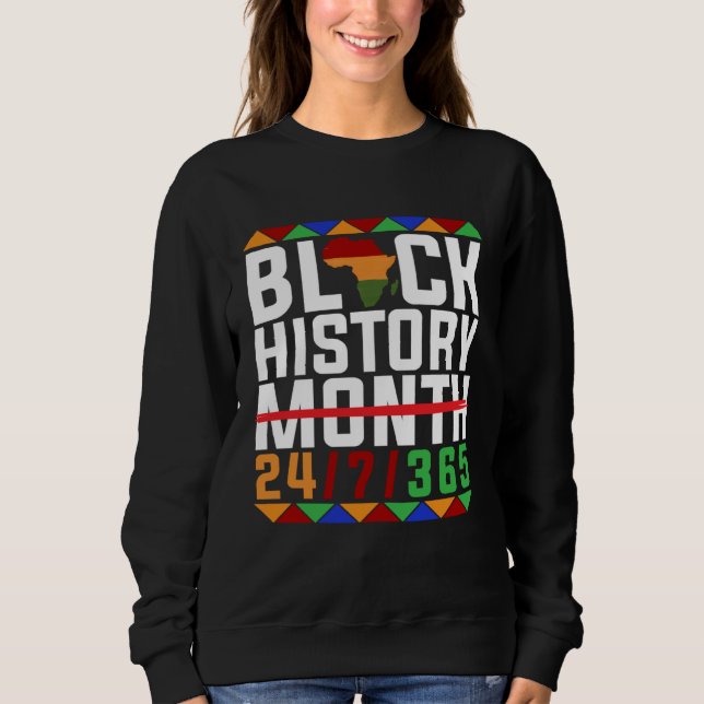 Black History 247365 Proud African Amercian Men Wo T Shirt (Framsida)