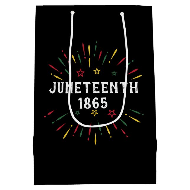 Black History African American Junelfte 1865 (Baksidan)