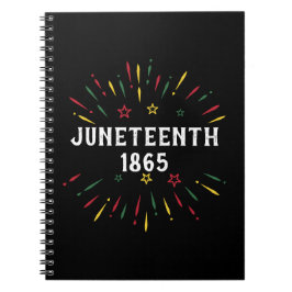 Black History African American Junelfte 1865 Anteckningsbok