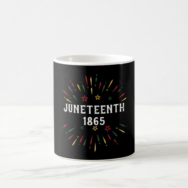 Black History African American Junelfte 1865 Kaffemugg (Center)