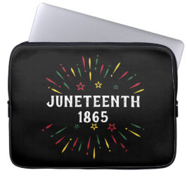 Black History African American Junelfte 1865 Laptop Fodral