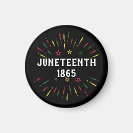 Black History African American Junelfte 1865 Magnet
