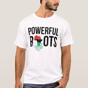 Black History African American Power Roots Gift T Shirt