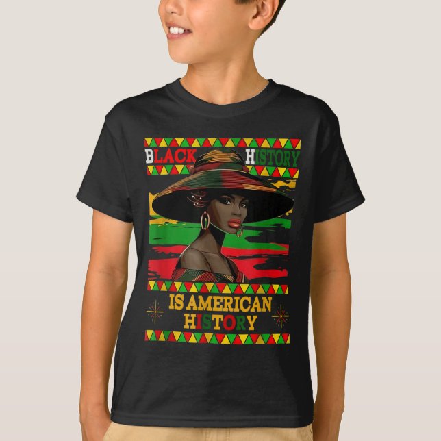 Black History American Women Recognition Educators T Shirt (Framsida)