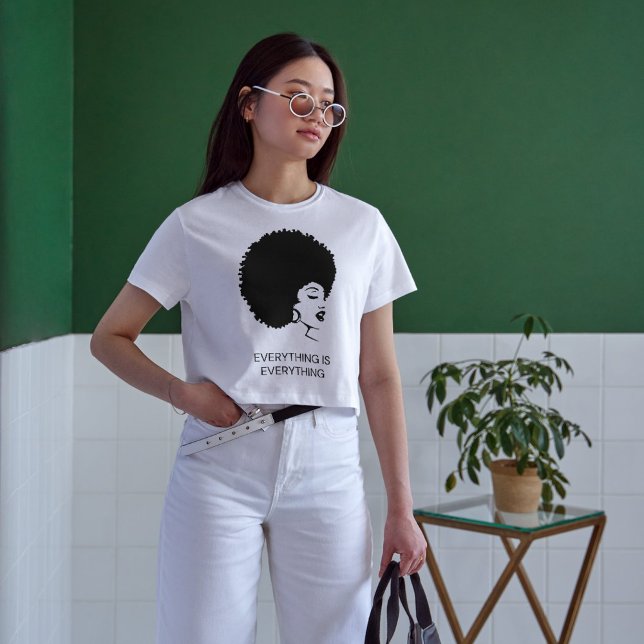 Black History Black Girl Graphic T-Shirt (Skapare uppladdad)