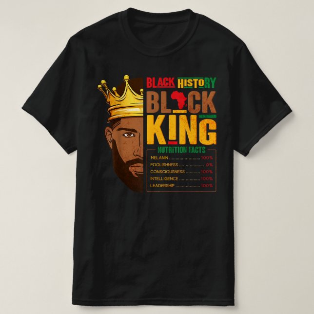 Black History Black Kung T Shirt (Design framsida)
