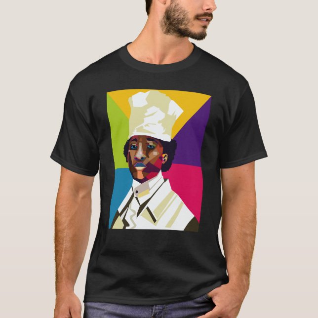 Black History Executive Chef Hercules T Shirt (Framsida)