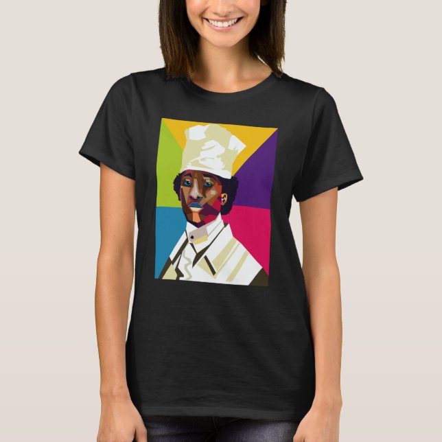 Black History Executive Chef Hercules T Shirt (Framsida)