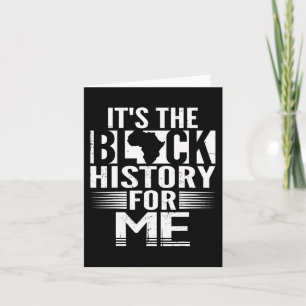 Black History for Me African American Black Hi Kort