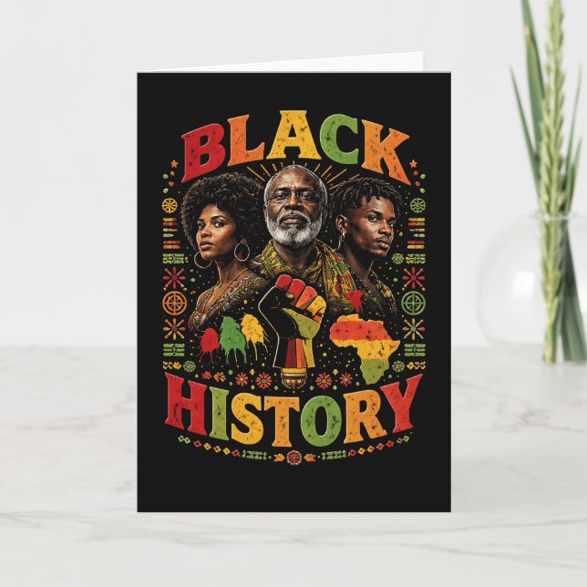 Black History Helgkort (Framsida)