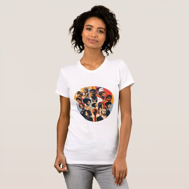 Black History Heroes T Shirt (Hel framsida)