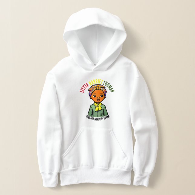 Black History Heroine Little Harriet Tubman Kids T Shirt (Laydown)