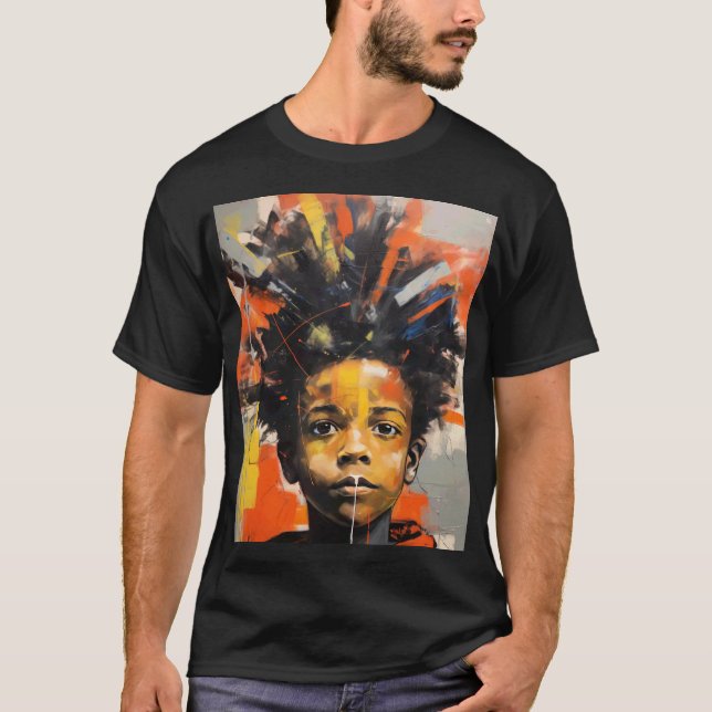 Black History högtidlighåller konsten African Amer T Shirt (Framsida)