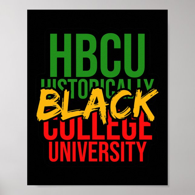 Black History Influential Hbcu Dream like Martin I Poster (Framsidan)