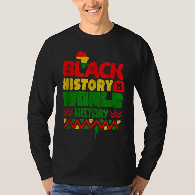 Black History is World history Tank Top 1 T Shirt (Framsida)