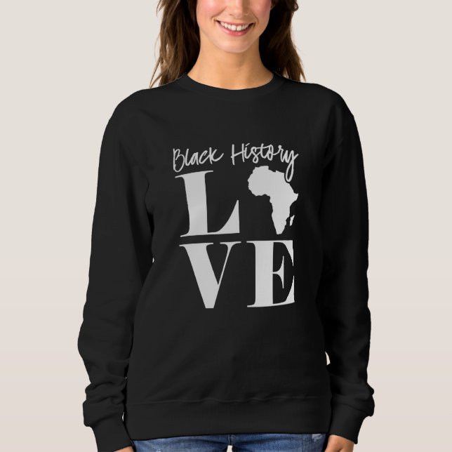 Black History Kärlek Clothing African American Man T Shirt (Framsida)