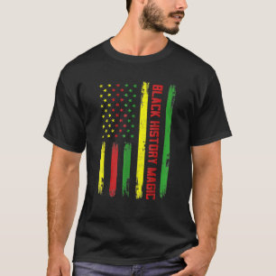 Black History Magic African American Flagga For Ma T Shirt