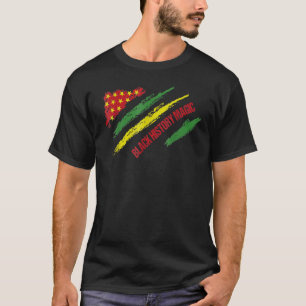 Black History Magic Pride African American Flagga T Shirt