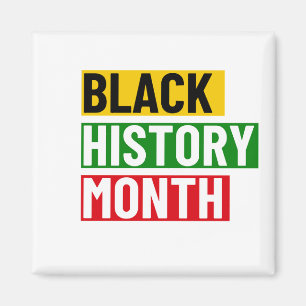 BLACK HISTORY MÅNAD MAGNET